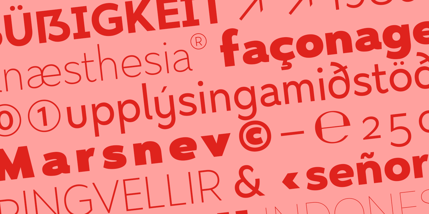 Пример шрифта Nyata SemiBold Italic
